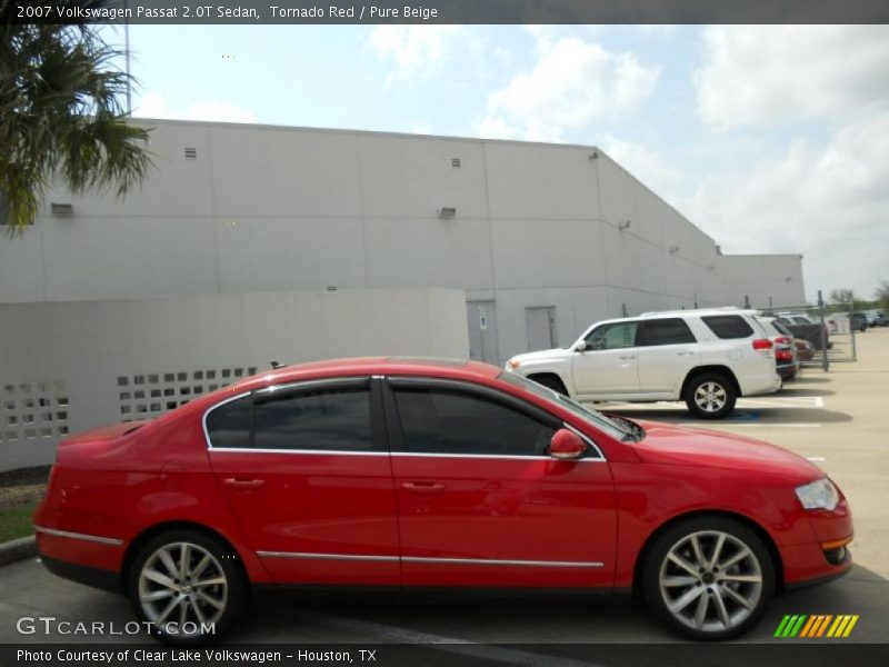Tornado Red / Pure Beige 2007 Volkswagen Passat 2.0T Sedan