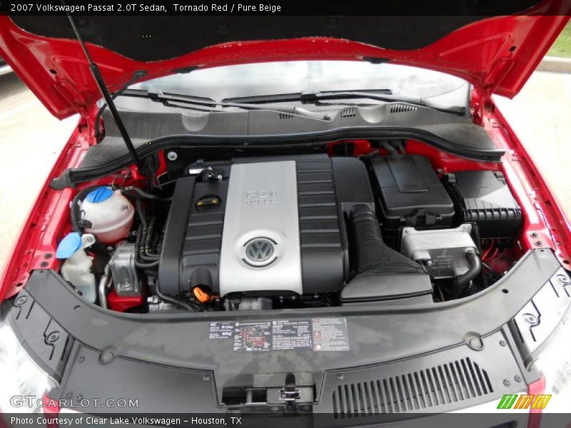  2007 Passat 2.0T Sedan Engine - 2.0 Liter Turbocharged DOHC 16-Valve VVT 4 Cylinder
