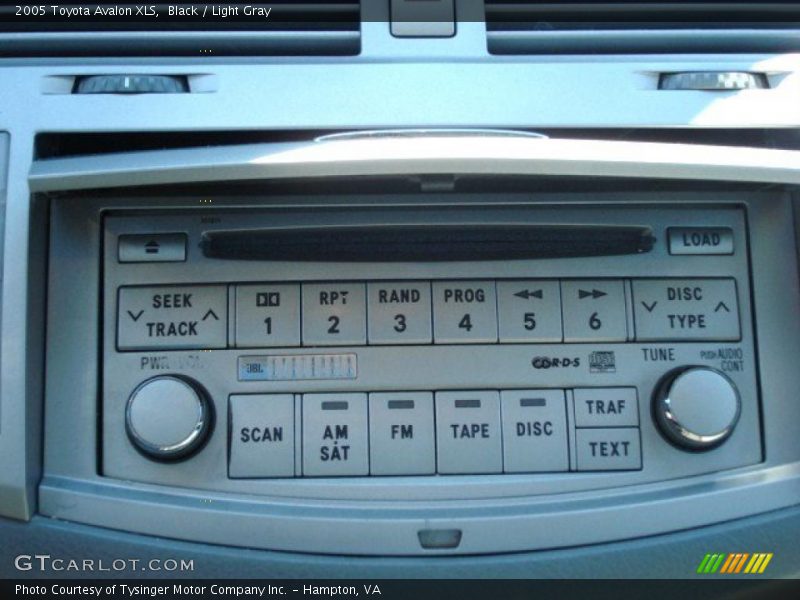 Black / Light Gray 2005 Toyota Avalon XLS