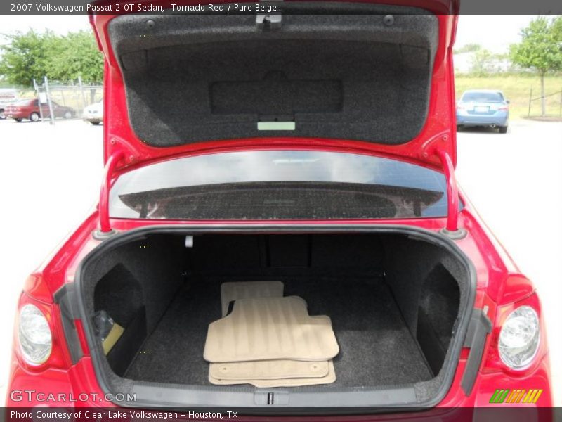 Tornado Red / Pure Beige 2007 Volkswagen Passat 2.0T Sedan