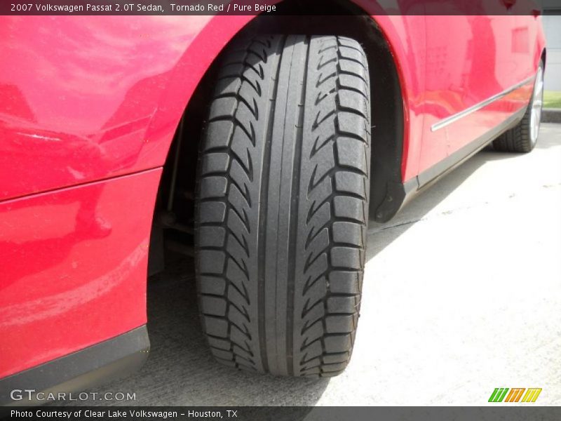 Tornado Red / Pure Beige 2007 Volkswagen Passat 2.0T Sedan