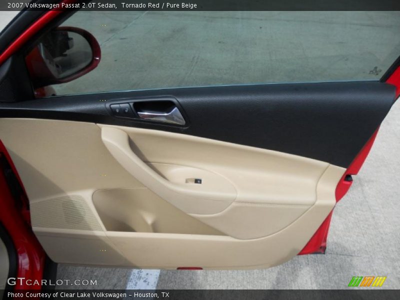 Tornado Red / Pure Beige 2007 Volkswagen Passat 2.0T Sedan