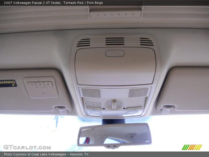 Tornado Red / Pure Beige 2007 Volkswagen Passat 2.0T Sedan