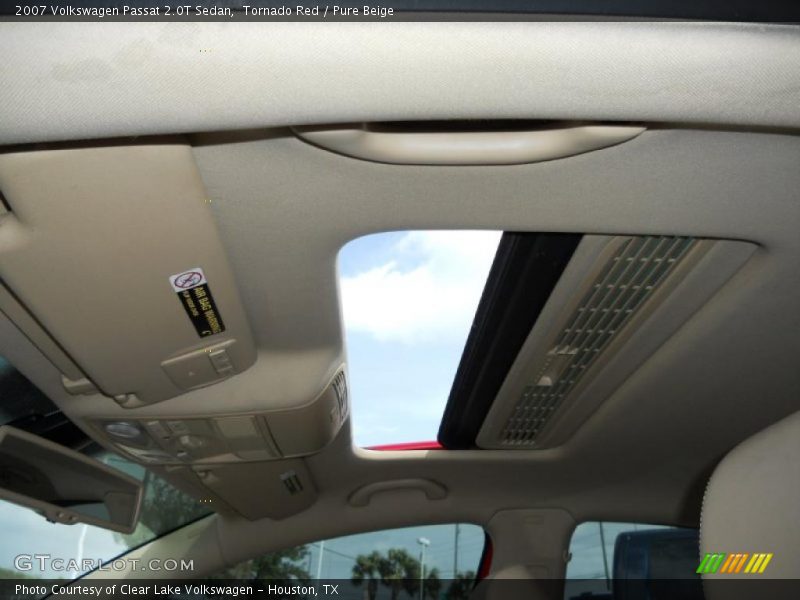 Tornado Red / Pure Beige 2007 Volkswagen Passat 2.0T Sedan