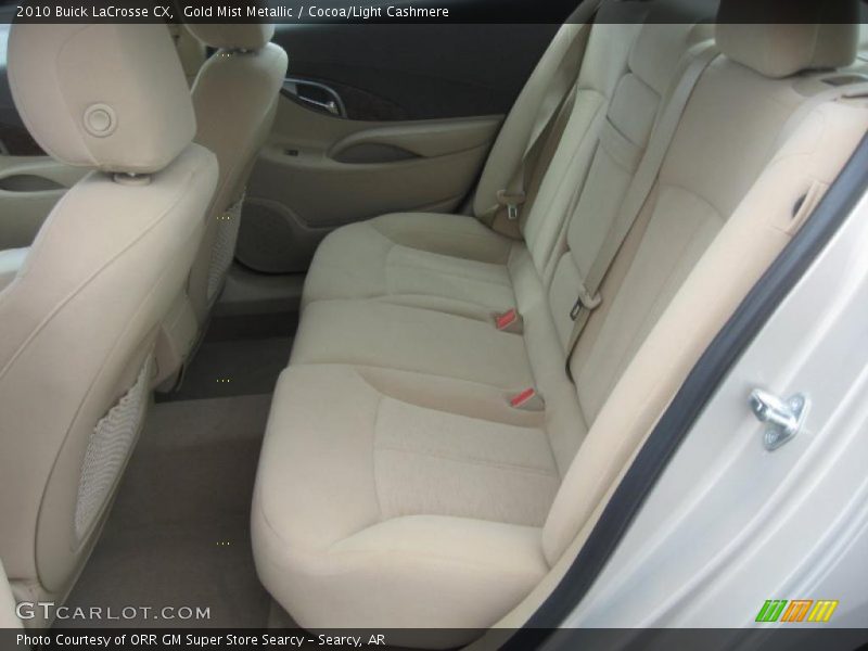 Gold Mist Metallic / Cocoa/Light Cashmere 2010 Buick LaCrosse CX