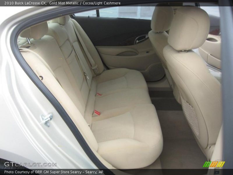 Gold Mist Metallic / Cocoa/Light Cashmere 2010 Buick LaCrosse CX