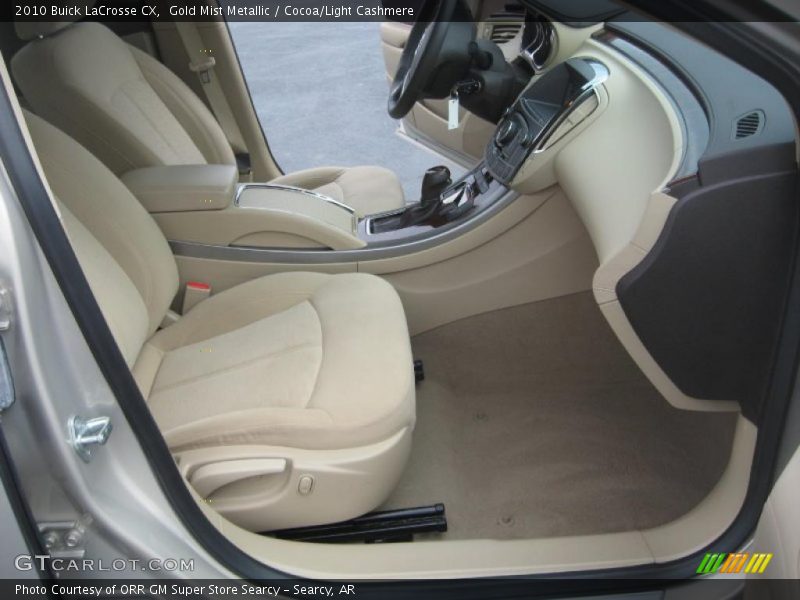Gold Mist Metallic / Cocoa/Light Cashmere 2010 Buick LaCrosse CX