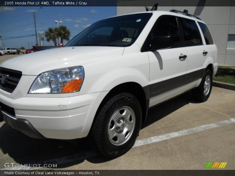 Taffeta White / Gray 2005 Honda Pilot LX 4WD