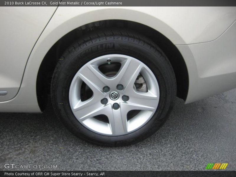 Gold Mist Metallic / Cocoa/Light Cashmere 2010 Buick LaCrosse CX