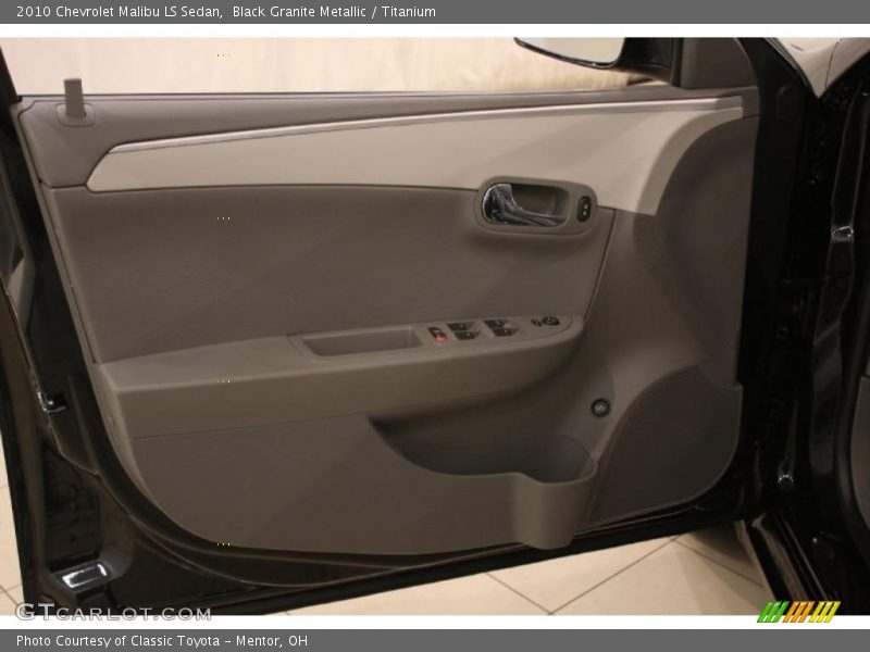 Black Granite Metallic / Titanium 2010 Chevrolet Malibu LS Sedan