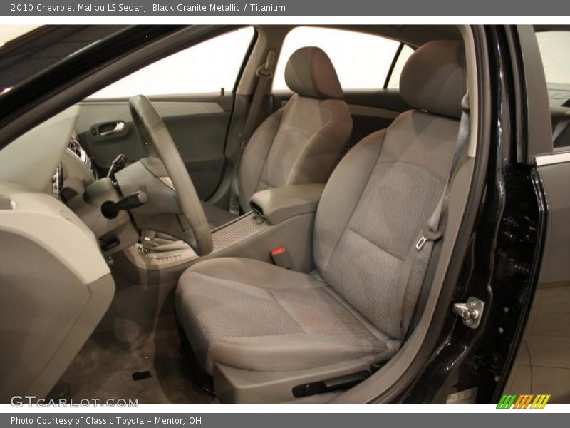 Black Granite Metallic / Titanium 2010 Chevrolet Malibu LS Sedan