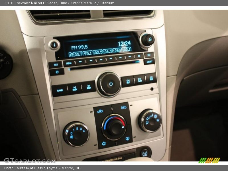 Black Granite Metallic / Titanium 2010 Chevrolet Malibu LS Sedan