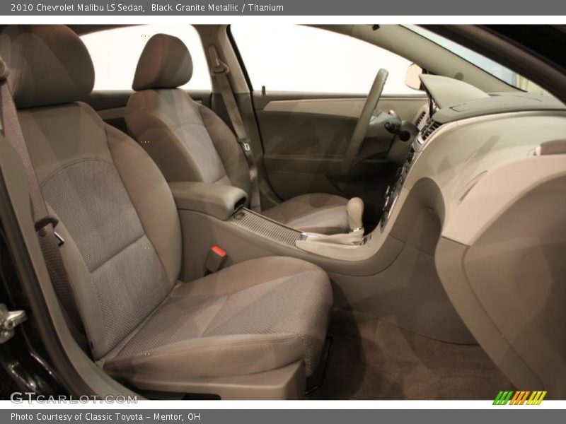 Black Granite Metallic / Titanium 2010 Chevrolet Malibu LS Sedan