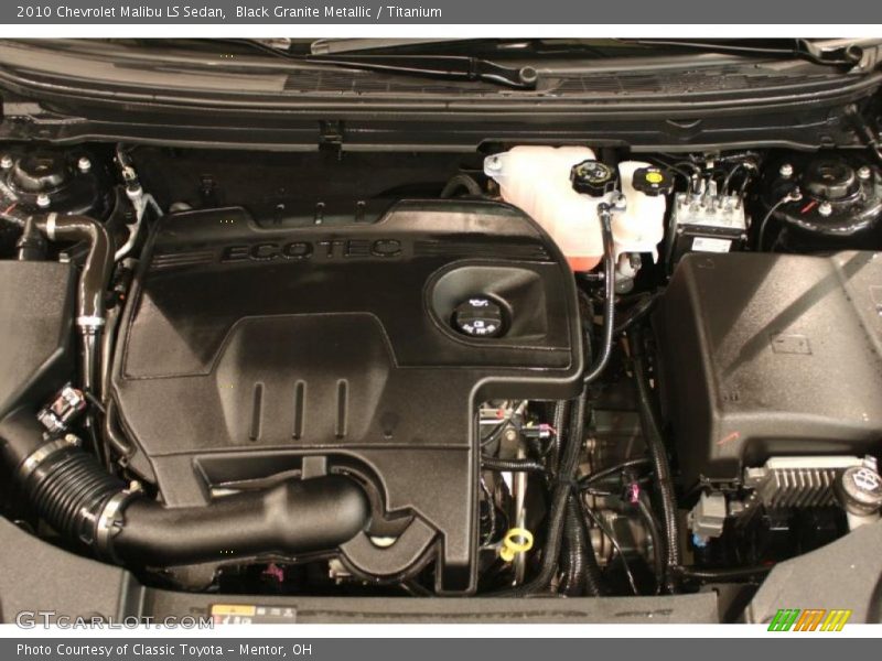 Black Granite Metallic / Titanium 2010 Chevrolet Malibu LS Sedan