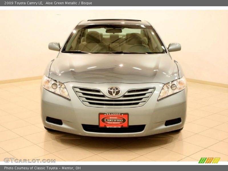 Aloe Green Metallic / Bisque 2009 Toyota Camry LE