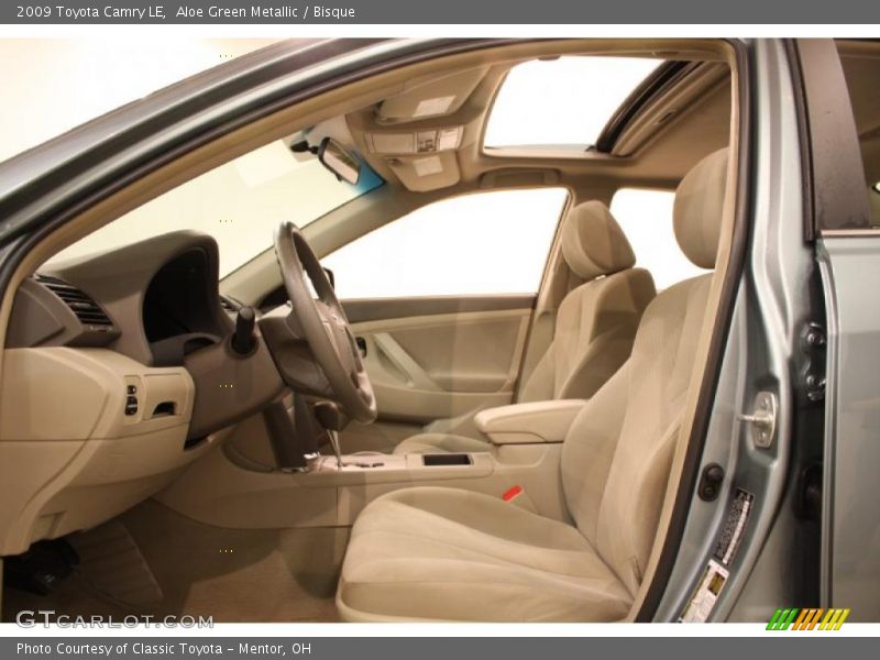 Aloe Green Metallic / Bisque 2009 Toyota Camry LE