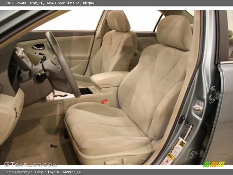 Aloe Green Metallic / Bisque 2009 Toyota Camry LE