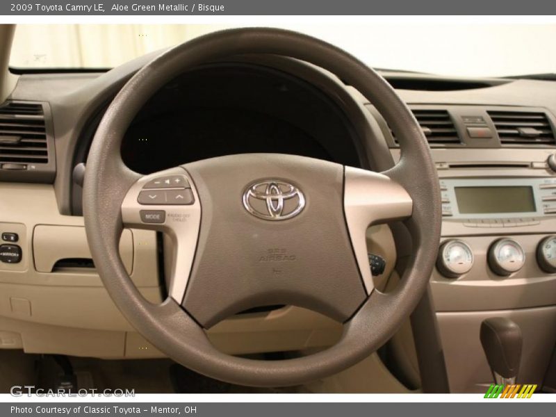 Aloe Green Metallic / Bisque 2009 Toyota Camry LE