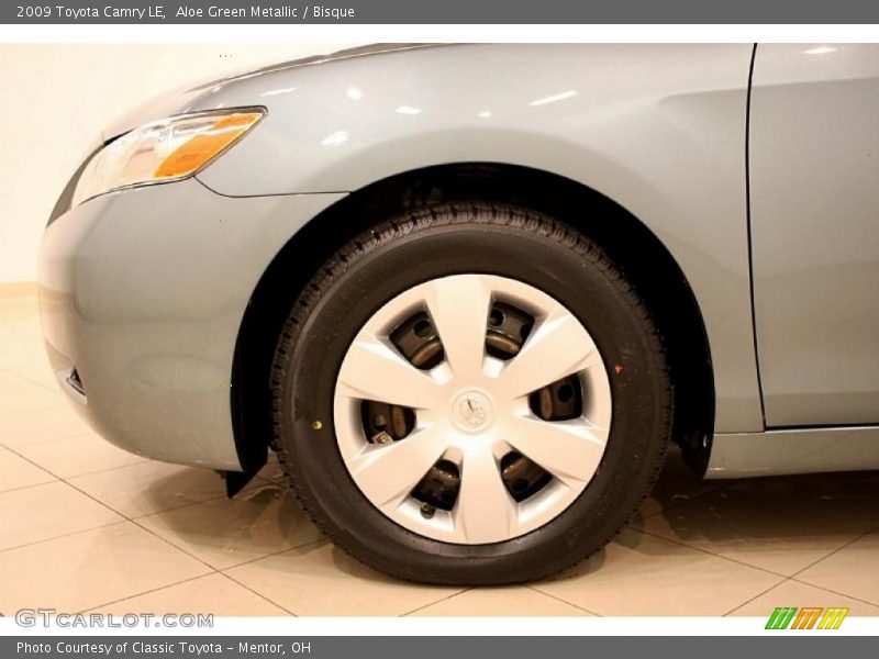 Aloe Green Metallic / Bisque 2009 Toyota Camry LE