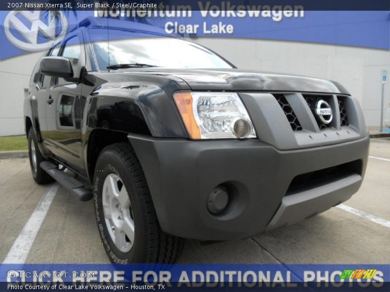 Super Black / Steel/Graphite 2007 Nissan Xterra SE