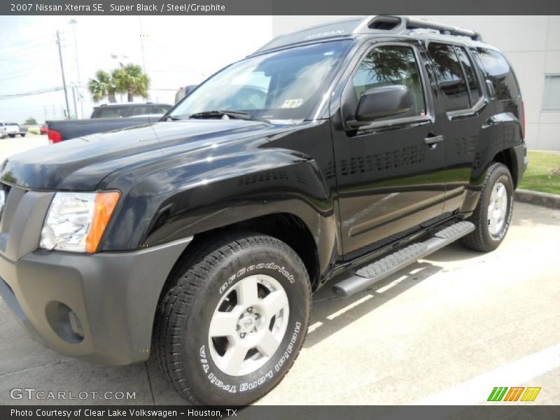 Super Black / Steel/Graphite 2007 Nissan Xterra SE