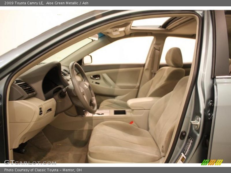 Aloe Green Metallic / Ash 2009 Toyota Camry LE