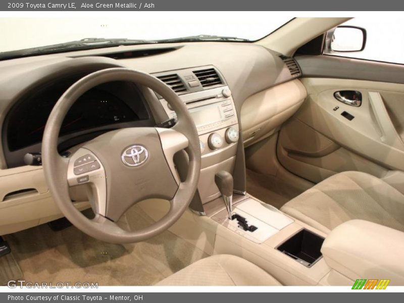 Aloe Green Metallic / Ash 2009 Toyota Camry LE