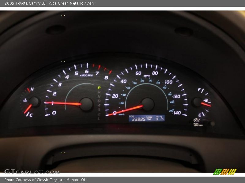 Aloe Green Metallic / Ash 2009 Toyota Camry LE