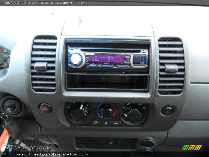 Super Black / Steel/Graphite 2007 Nissan Xterra SE