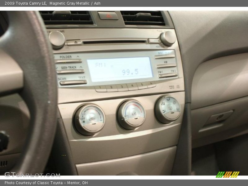 Magnetic Gray Metallic / Ash 2009 Toyota Camry LE