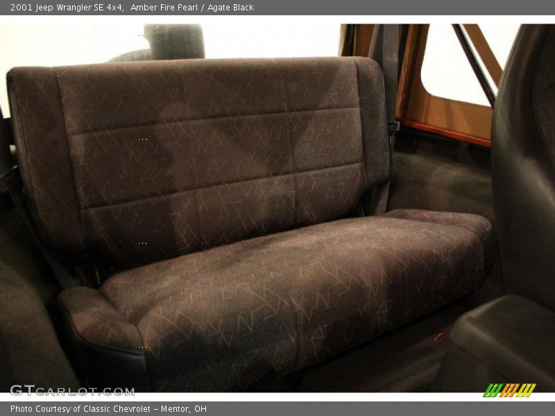 Amber Fire Pearl / Agate Black 2001 Jeep Wrangler SE 4x4