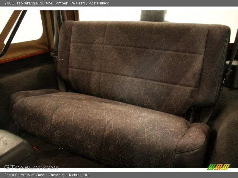 Amber Fire Pearl / Agate Black 2001 Jeep Wrangler SE 4x4