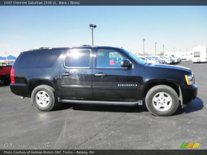 Black / Ebony 2007 Chevrolet Suburban 1500 LS