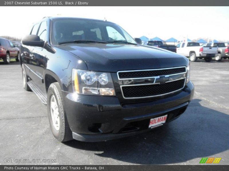 Black / Ebony 2007 Chevrolet Suburban 1500 LS