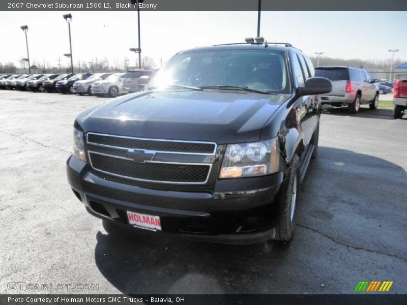 Black / Ebony 2007 Chevrolet Suburban 1500 LS