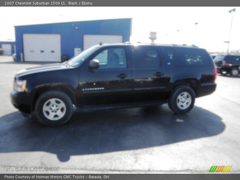 Black / Ebony 2007 Chevrolet Suburban 1500 LS