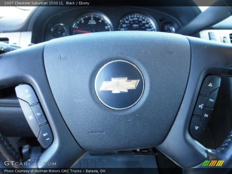Black / Ebony 2007 Chevrolet Suburban 1500 LS