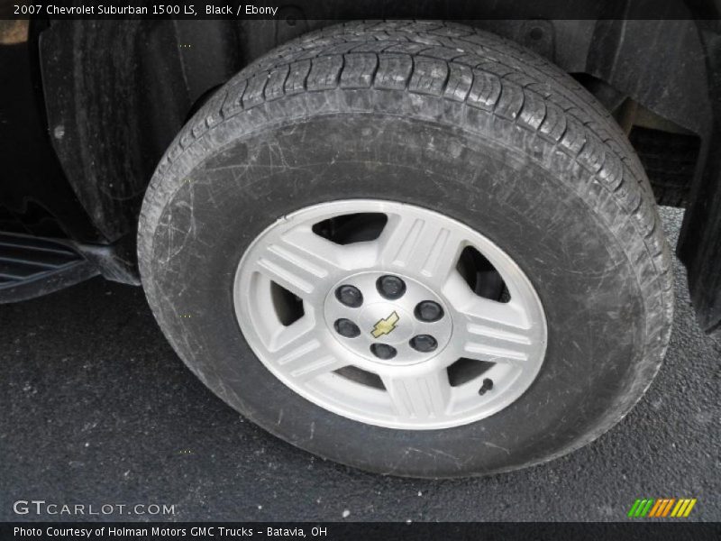 Black / Ebony 2007 Chevrolet Suburban 1500 LS
