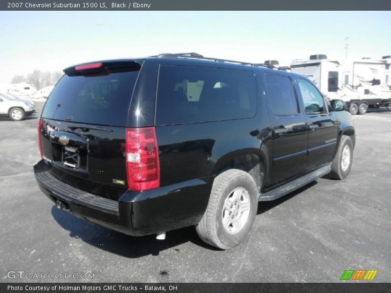 Black / Ebony 2007 Chevrolet Suburban 1500 LS