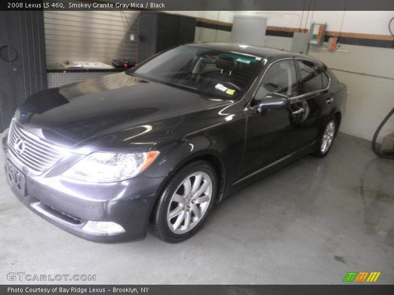 Smokey Granite Gray Mica / Black 2008 Lexus LS 460