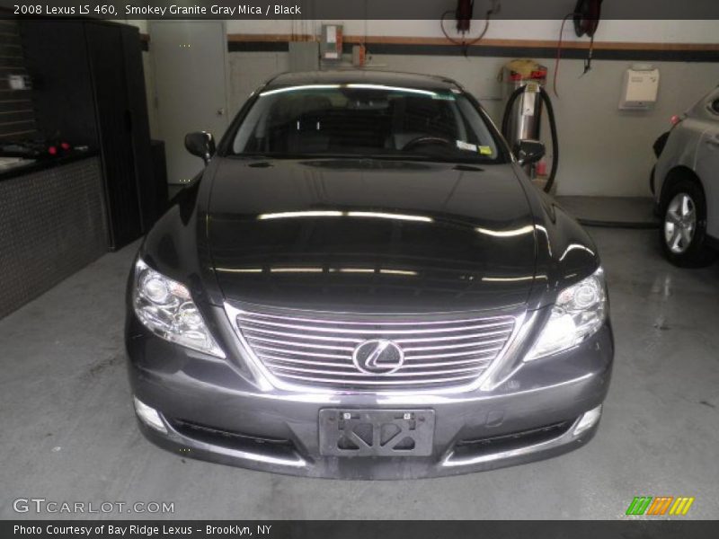 Smokey Granite Gray Mica / Black 2008 Lexus LS 460