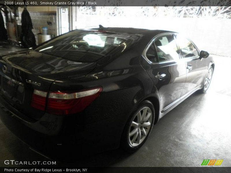 Smokey Granite Gray Mica / Black 2008 Lexus LS 460