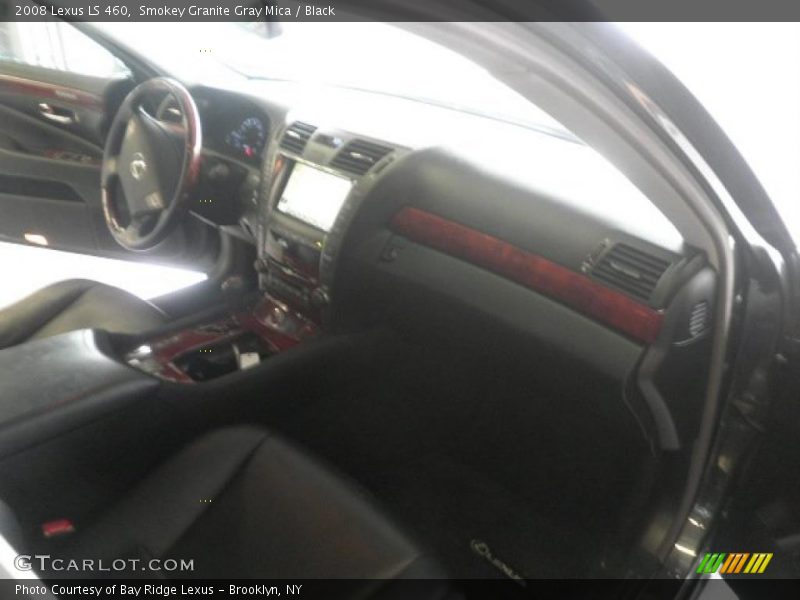 Smokey Granite Gray Mica / Black 2008 Lexus LS 460