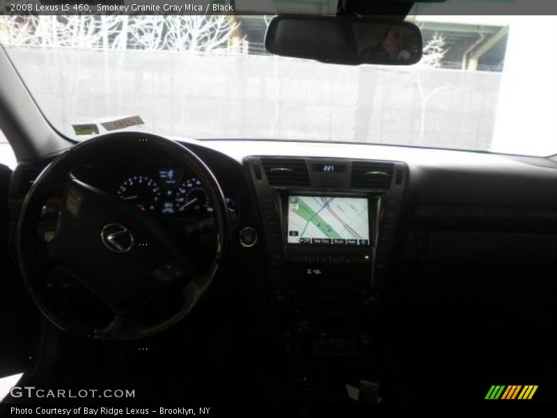 Smokey Granite Gray Mica / Black 2008 Lexus LS 460
