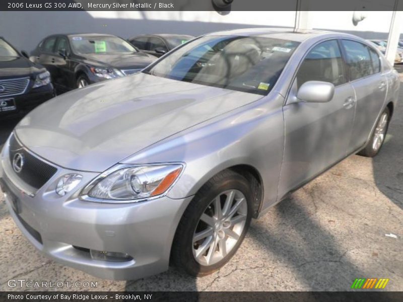 Mercury Silver Metallic / Black 2006 Lexus GS 300 AWD