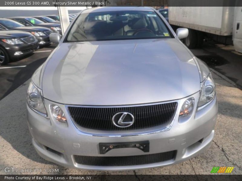 Mercury Silver Metallic / Black 2006 Lexus GS 300 AWD