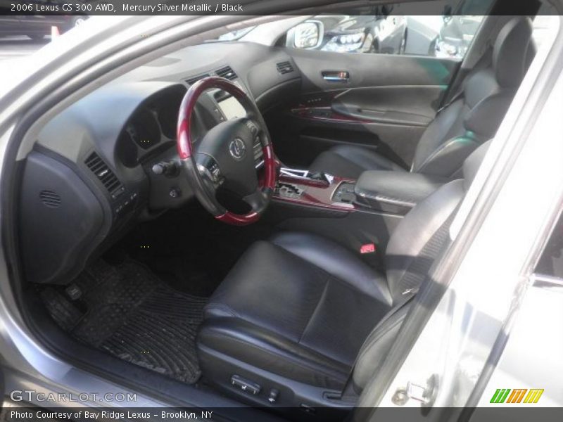 Mercury Silver Metallic / Black 2006 Lexus GS 300 AWD