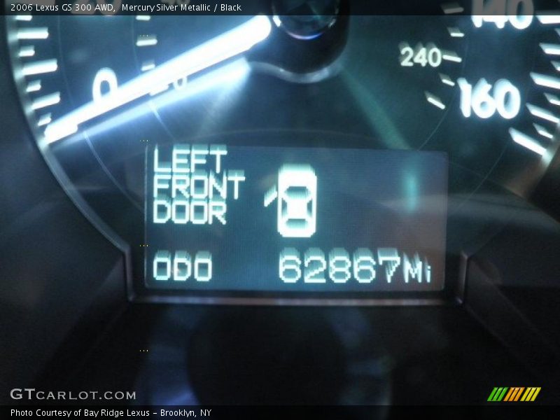 Mercury Silver Metallic / Black 2006 Lexus GS 300 AWD