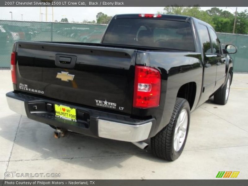 Black / Ebony Black 2007 Chevrolet Silverado 1500 LT Crew Cab