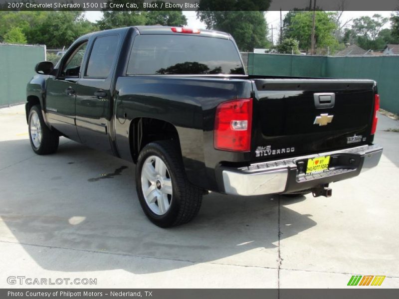 Black / Ebony Black 2007 Chevrolet Silverado 1500 LT Crew Cab